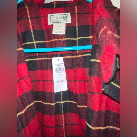 BRAND NEW LL. BEAN FLANNEL - Picture 4 of 7